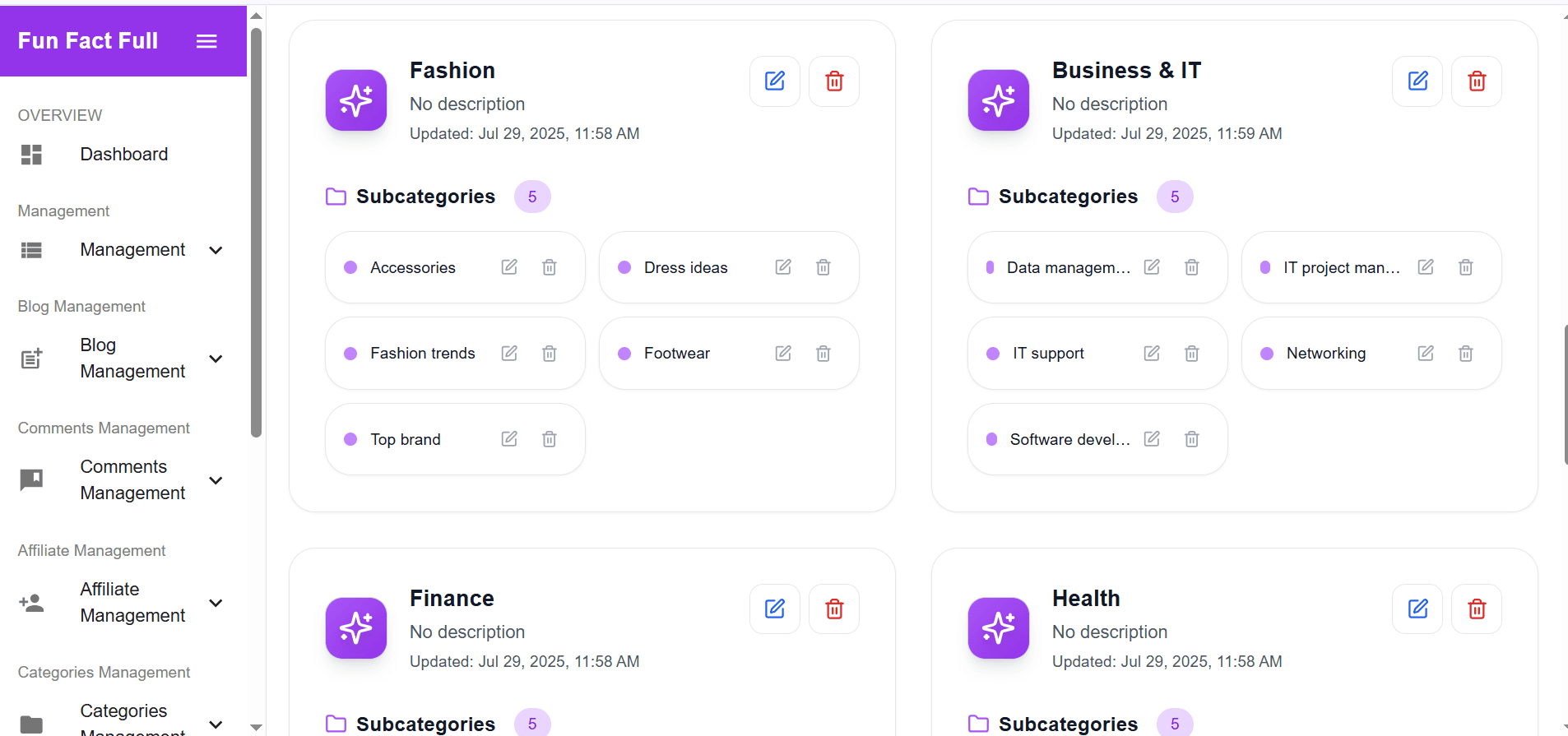FunFactFull — Blogging & Creator Earning Platform screenshot 2