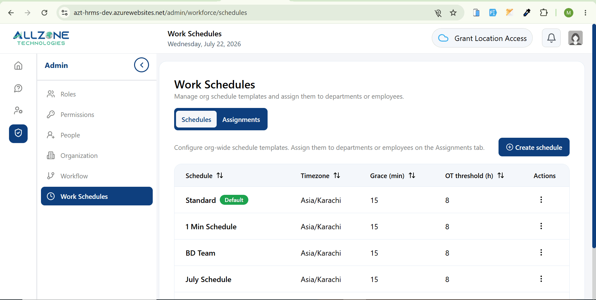 AllZone HRMS — Enterprise HR Management Platform screenshot 2